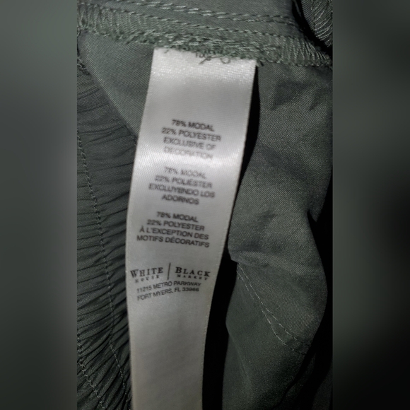 White House Black Market Modal Jogger with Zippers at Ankles - Picture 5 of 5